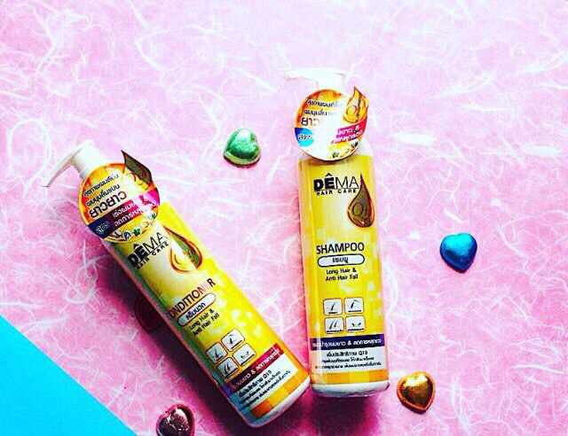 Натуральный шампунь для роста и против выпадения волос Genive DEMA Long Hair Fast Growth Shampoo 265 мл. Таиланд